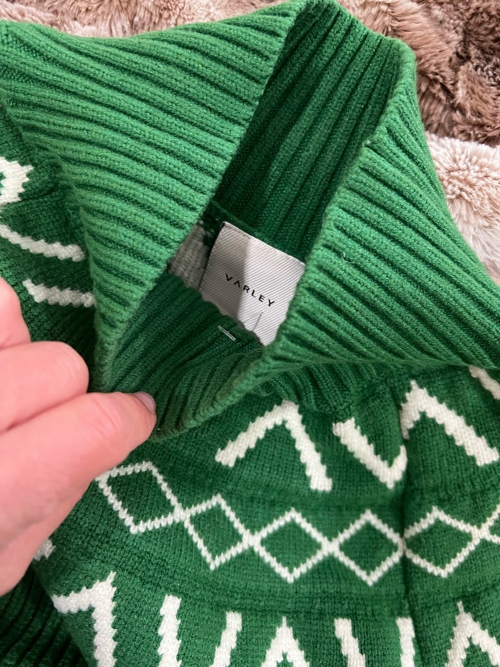 Varley Marcie Fair Isle Yoke Knit - Picture 8 of 9